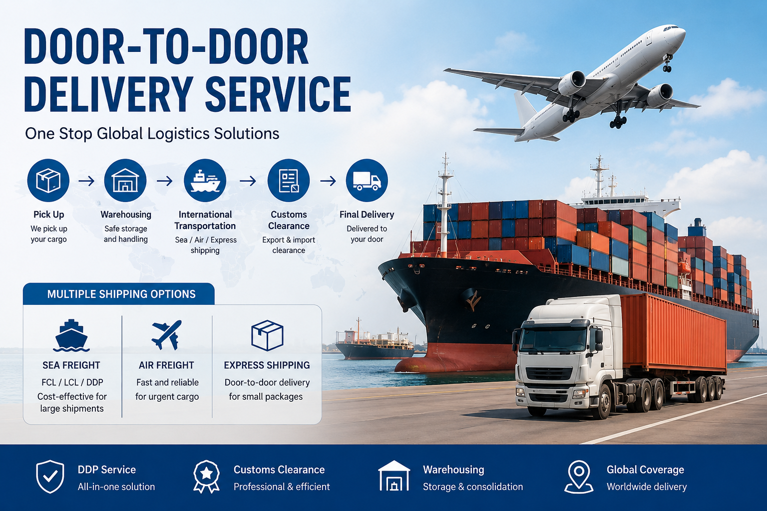 door-to-door delivery from China