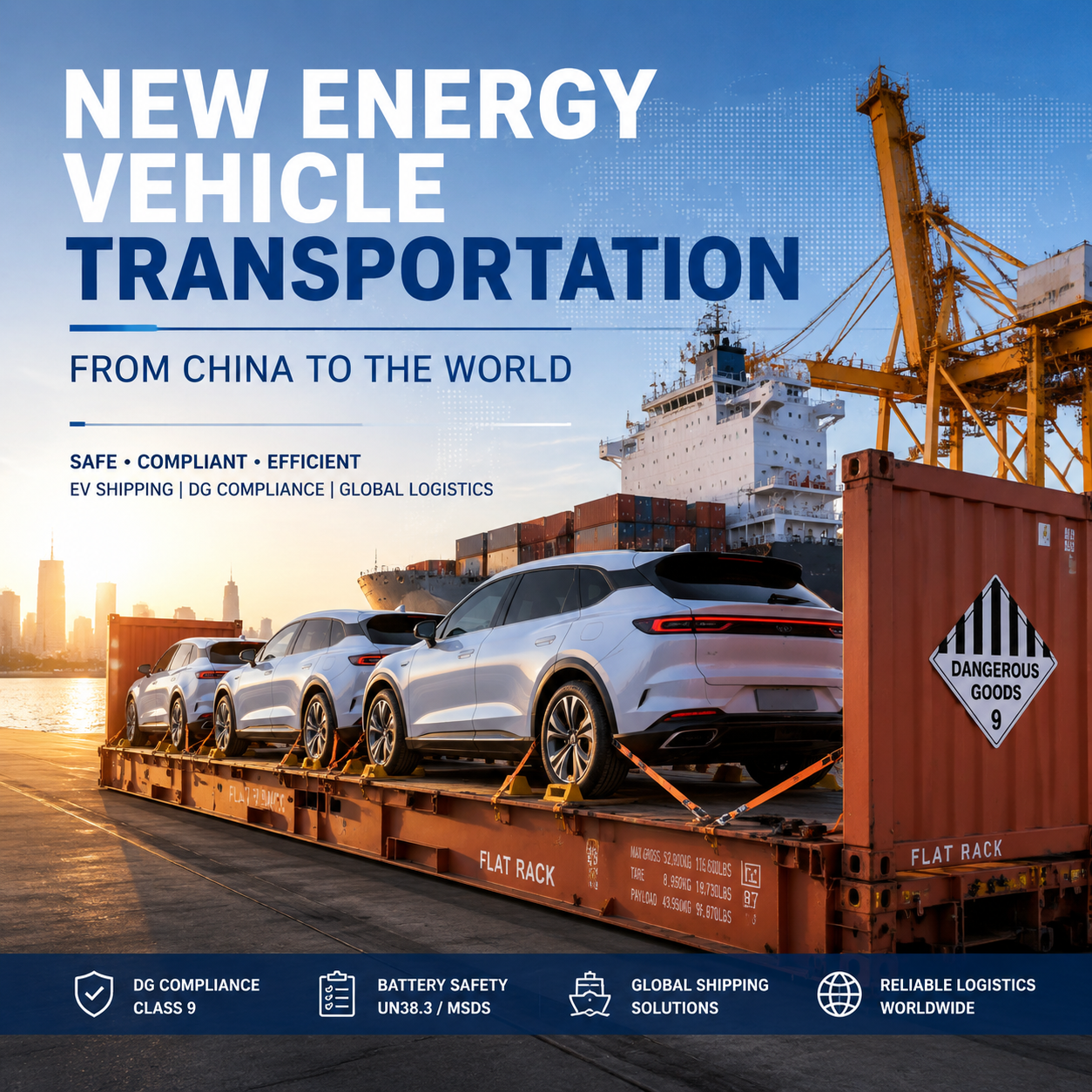 new energy vehicle transportation from China