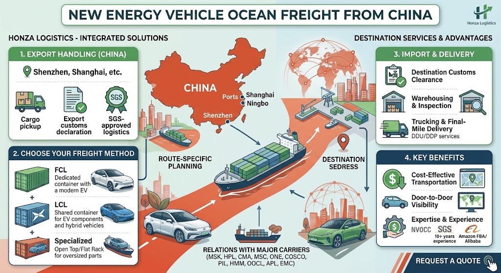 electric vehicle shipping from China