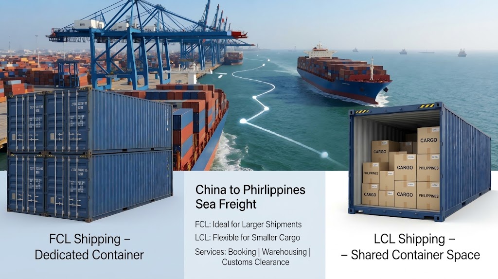 shipping from China to Philippines